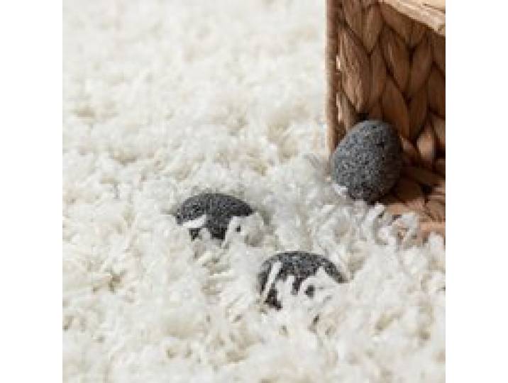Tapis shaggy Trista crème 70x250 cm