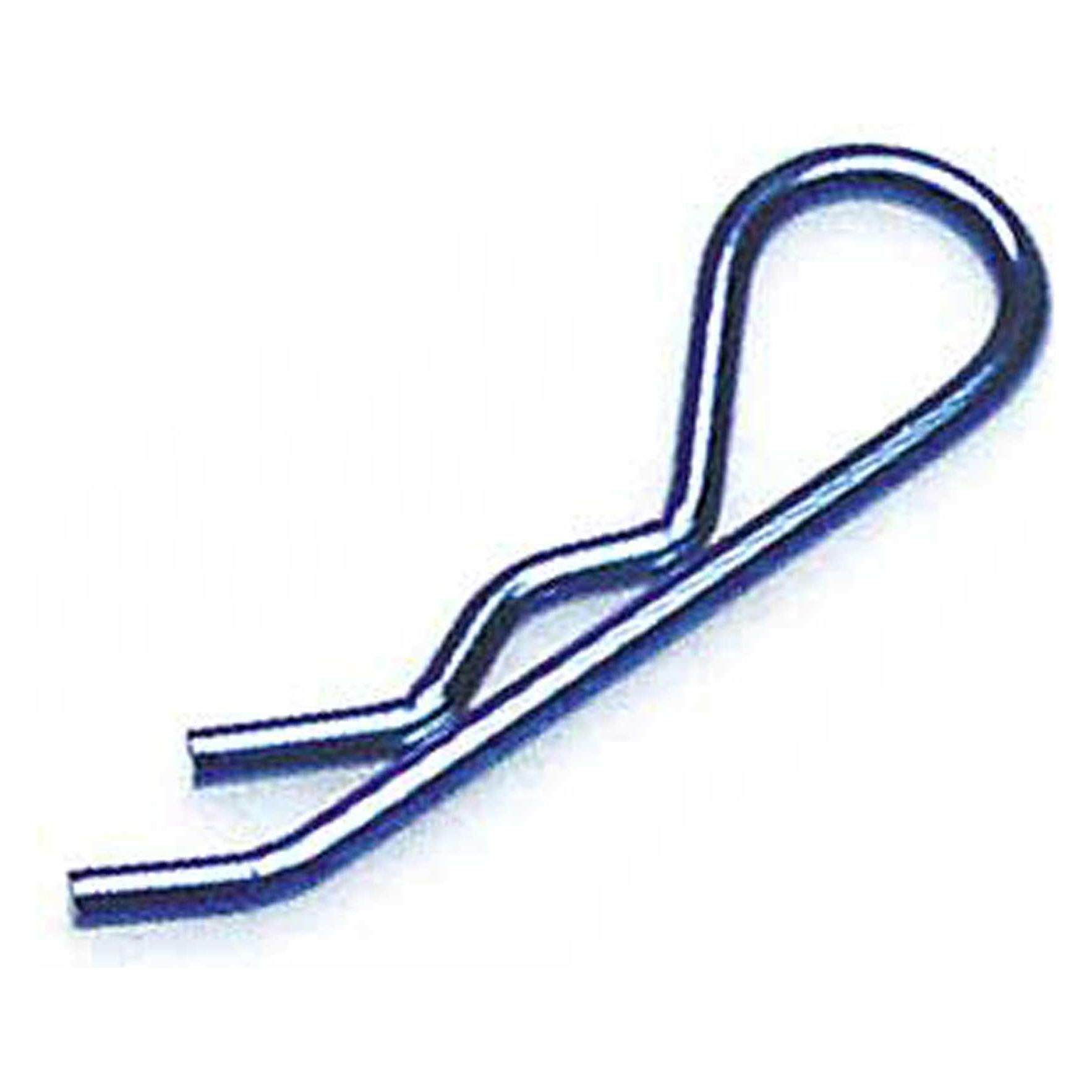 Robitronic karosserieclips metallic blau 1/8 (6 stk.) splinte (RS026B)