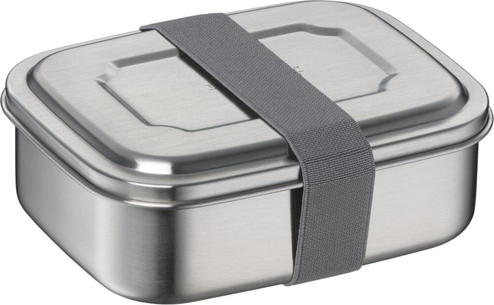 Thermos brooddoos en drinkfles set, 0,80 liter, steingrijs