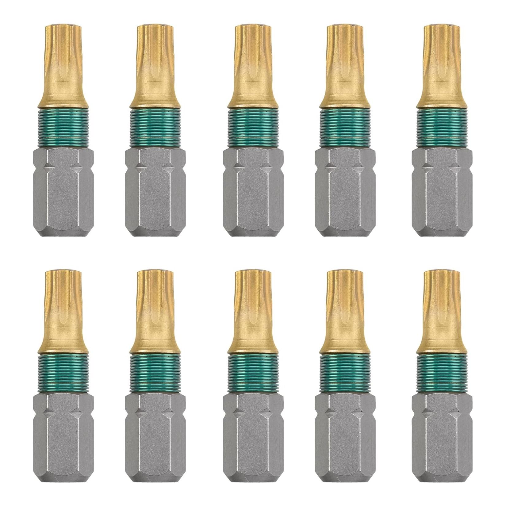 kwb Titan Bits '10er Torx T 20 Bit-Set 25 mm, Schraubendreher Bits (magnetisch, universell)