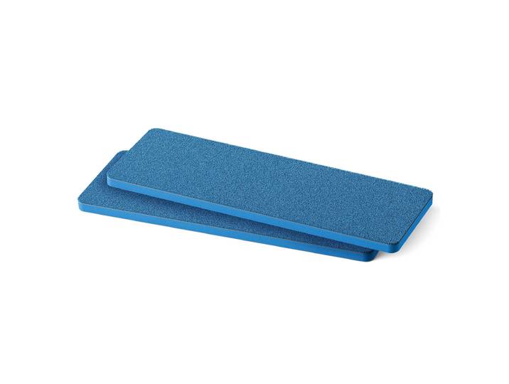 PHILIPS Mikrofaserpad OneUp Ersatzpad XV1882/20 , blau, B:12cm H:2mm L:35cm, Putztücher, für empfindliche und nicht saugfähige Hartböden (Holzböden) geeignet, Mikrofaserpad