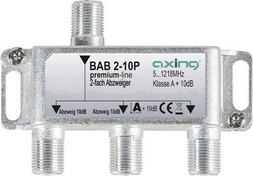 Axing BAB 2-10P Kabel-TV Abzweiger 2-fach 5 - 1218MHz