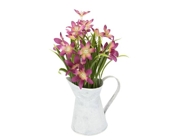 I.GE.A. Sternblume In Kanne, aus Metall