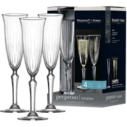 Ritzenhoff & Breker Perpetuo Sektglas 190 ml 4er Set