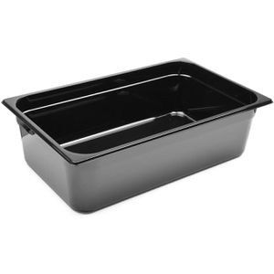 Hendi GN-Behälter Profi Line, 862216, GN 1/1, 21 Liter, Kunststoff, schwarz, Tiefe 150mm
