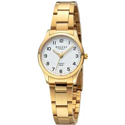 Regent F-1421 Damenuhr Quarz Goldfarben