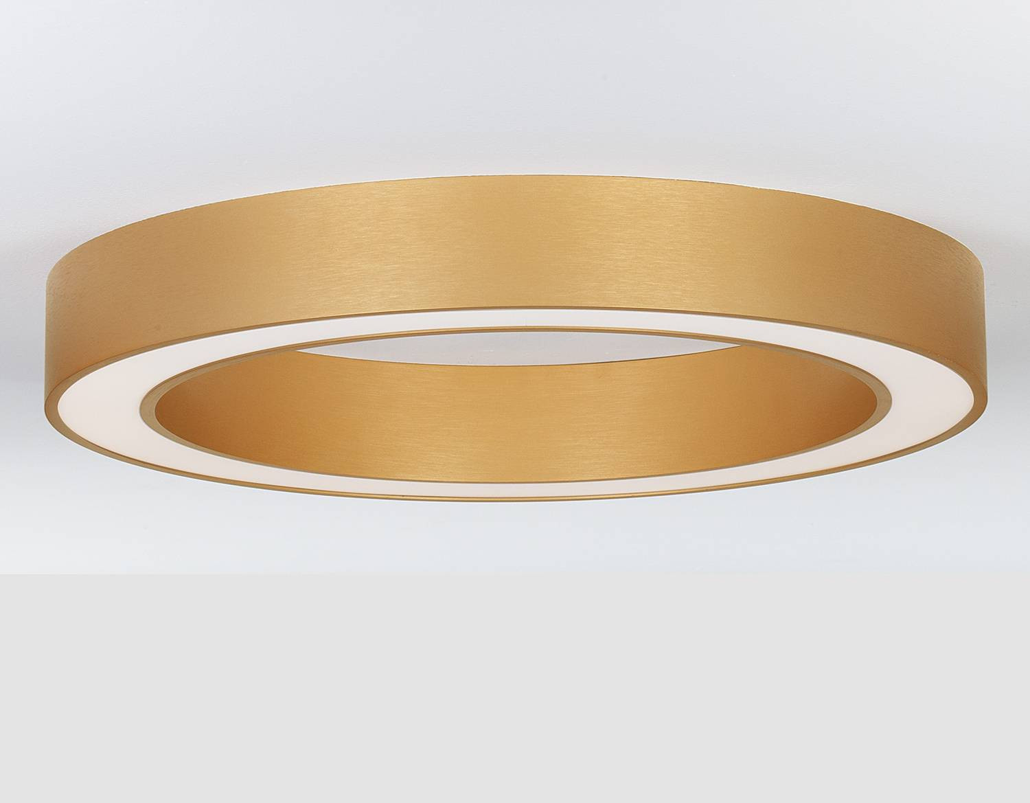 Lyora Plafondlamp Morbido goud/messing Ø 60cm met LED