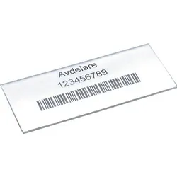 Etikett transp.f.Regalkasten 100 St./Btl. - 500502