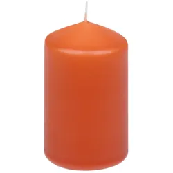 Stumpenkerze 8 cm Wachs Orange