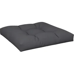 vidaXL Palettenkissen Schwarz 80x80x12 cm Stoff
