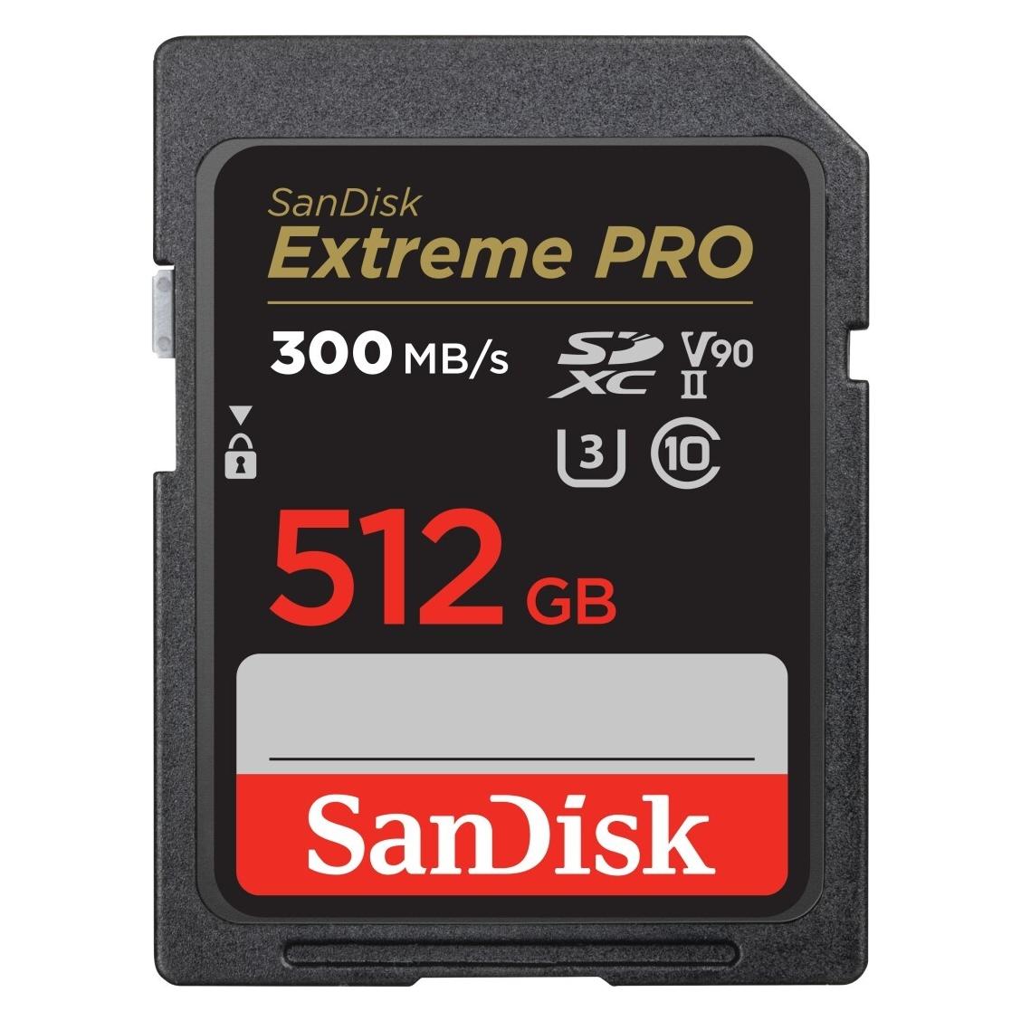 Sandisk Extreme Pro (512 GB, SDXC, U3, UHS-II) (SDSDXDM-512G-GN4IN)