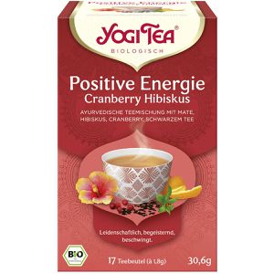 YogiTea Tee Positive Energie, BIO, Grüner- & schwarzer Tee, 30,6 g, 17 Beutel