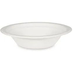VEPATIM 250x Bio Suppenteller Salatschalen Schale rund Zuckerrohr 300ml O15 x 4.5cm