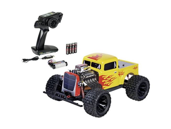 CARSON RC-Auto Rodstar RTR Mehrfarbig 1:10 RC Modellauto Monstertruck RtR 2,4 GHz mit, mit Lichteffekt