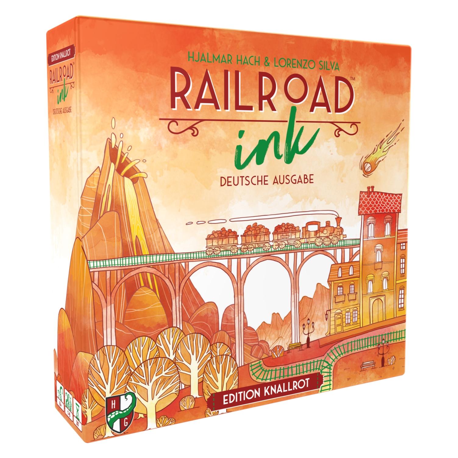 Horrible Guild Railroad Ink - Edition Knallrot (d) (Deutsch, 1 - 6 Spieler) (HR013)
