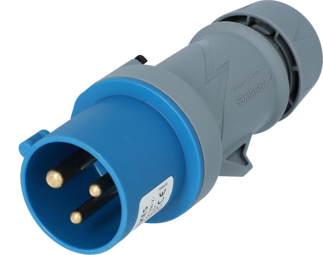 Schwabe CEE-stekker 230 V 16 A 3-polig IP44 blauw