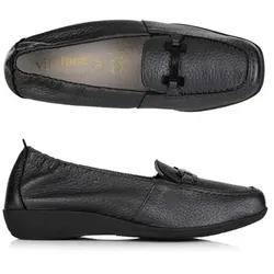 VITAFORM Damen- Slipper Hirschleder Metallic oder Lack Sohle Hilka