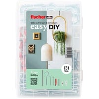 easyDIY Deko-Box, Dübel 131-teilig, mit Bohrer, Schrauben, Haken