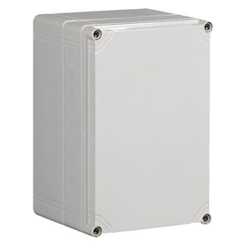 Ensto Wandschrankeinbaukasten komplett Cubo O ABS 400x600x185 mm grau RAL7035 mit grauem hohen Decke (Gehäuse) (6418677184826)