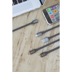Allocacoc USB Kabel Lightning Magnet Grau - Hochwertiges Zubehör