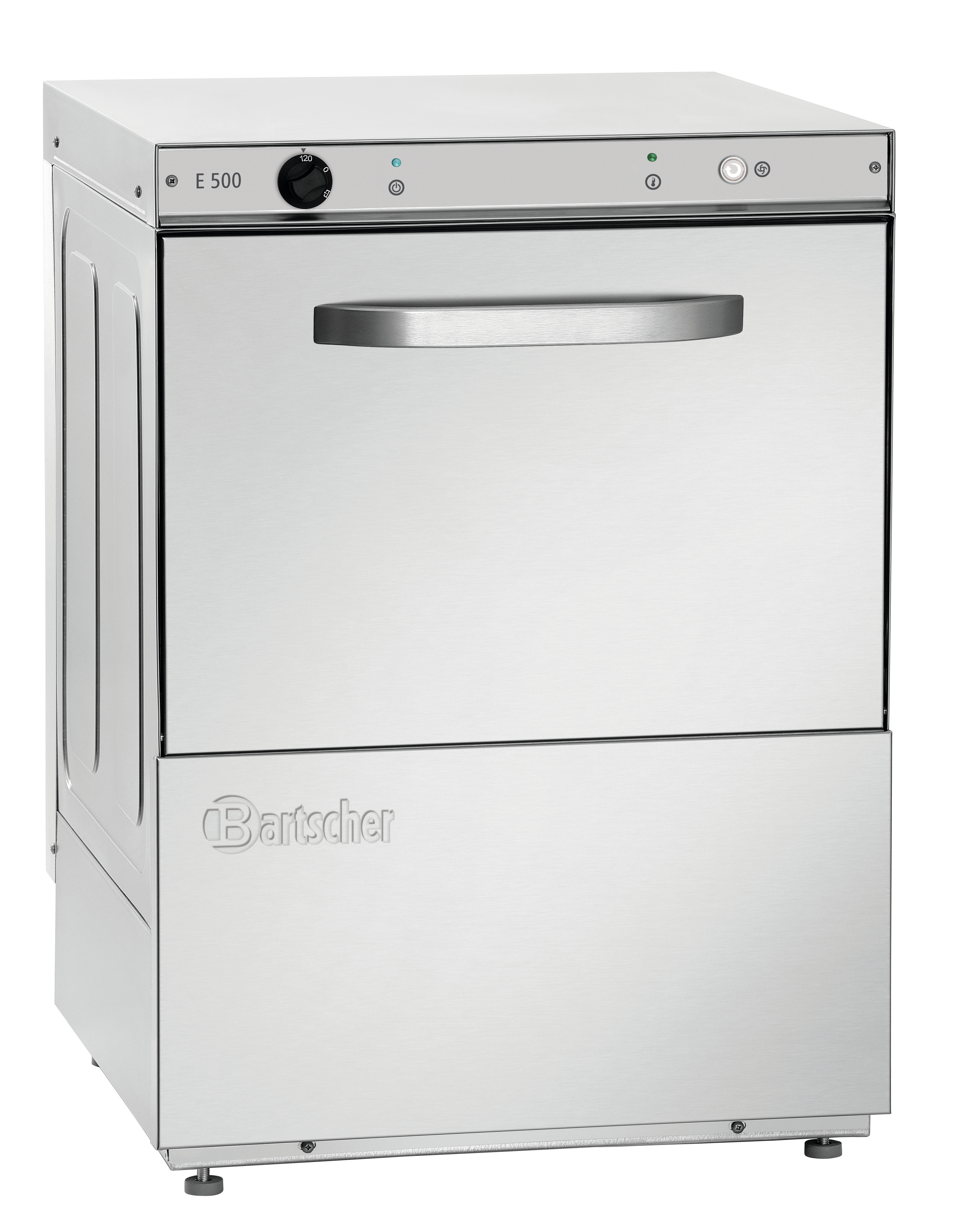 Bartscher E500 LPR, Freistehend, Standardgröße (60 cm), Edelstahl, Tasten, Drehregler, Abspülen, 3400 W