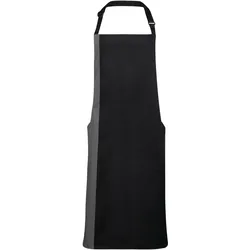 Premier, Kochschürze, Schürze mit zweifarbigem Latz (One Size)
