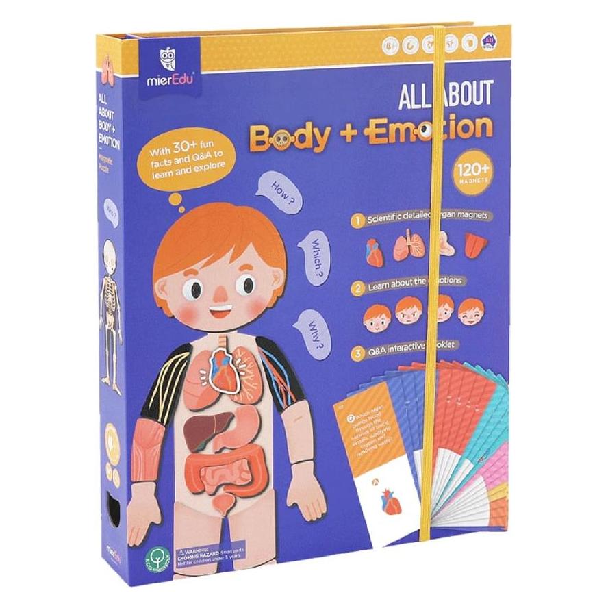 mierEdu Magnetic Learning Box - All About Body and Emotion - (ME097) (ME097)