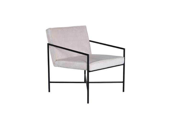 Design Sessel „Rakel“ Samt Beige VE DESIGN