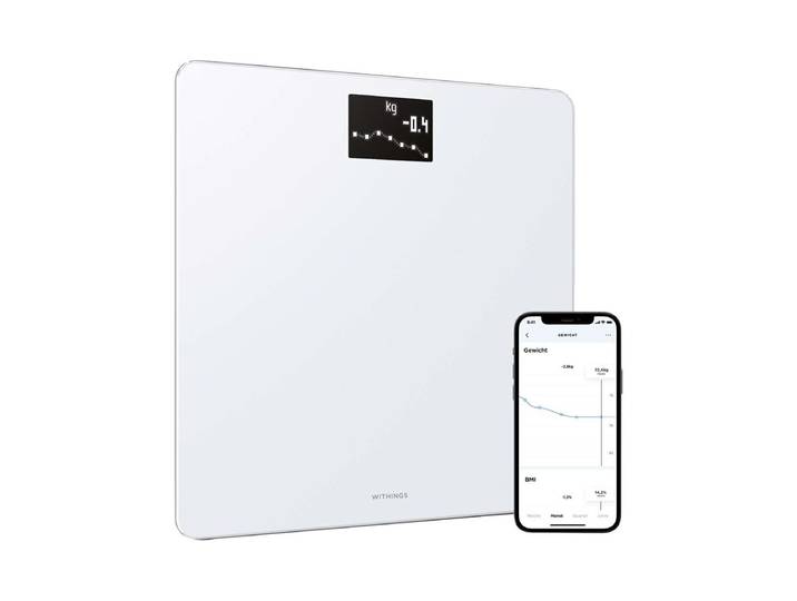 Withings Body Analyse-Körperwaage Weiss