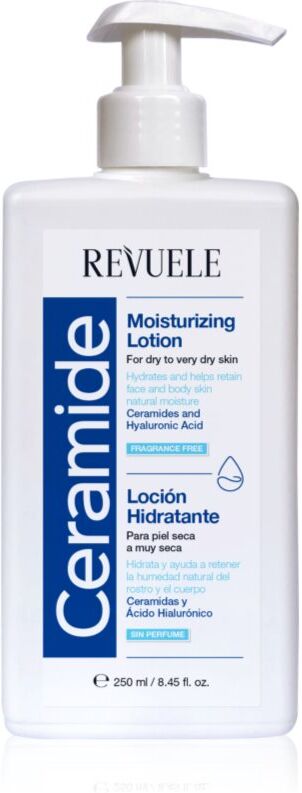 Revuele Ceramide Moisturizing Lotion lait hydratant visage et corps pour peaux sèches à très sèches 250 ml