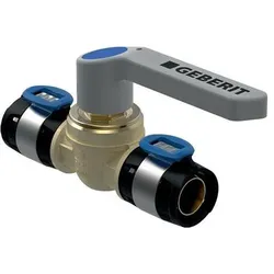 Geberit, Ventil, FlowFit Kugelhahn mit Betätigungshebel SiBr d40