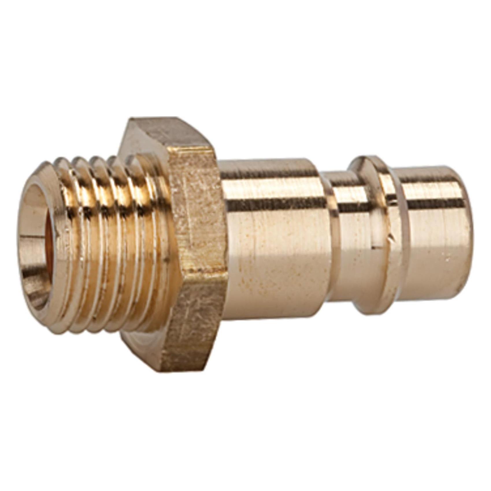 Magni Riegler 107240 Nippel für Muffen I.D. 7,2-7,8, Messing blank, G 1/2 ET (6608000891)
