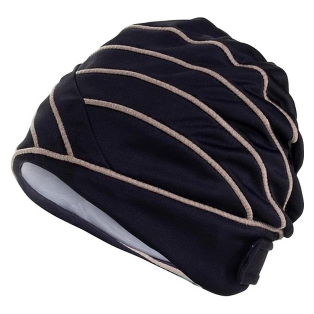 Fashy Exklusive Badekappe für Frauen Einheitsgrösse Schwarz/Braun (3428)