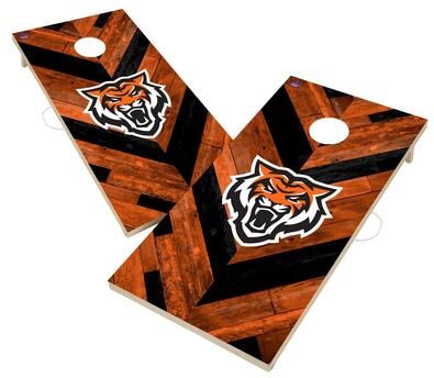 Skip's Garage Idaho State University Bengals Premium 2x4 Cornhole Boards - V1