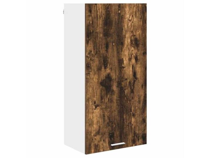 IBUQDDV Hängeschrank Geräucherte Eiche und Weiß 50 x 31 x 100 cm Holzwerkstoff,glatte Oberfläche,schick gestaltete Rückseite,minimalistischer Stil,viel Stauraum,Küchenutensilien