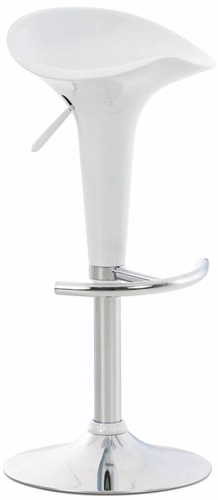 And Outdoor Match ergonomische barkruk zadelmodel wit