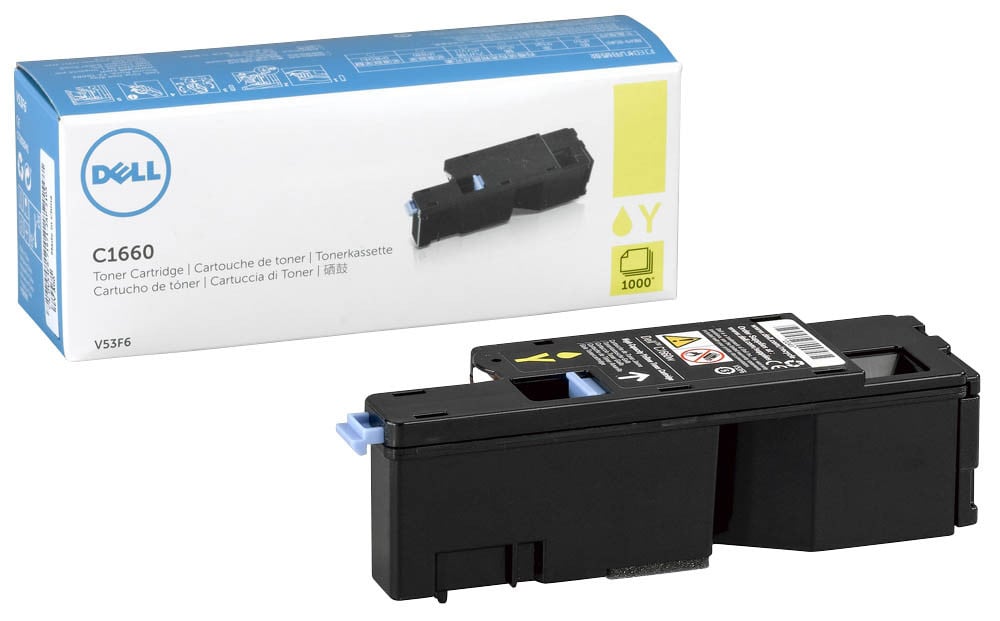 Originele Dell V53F6 C1660W Toner - Geel