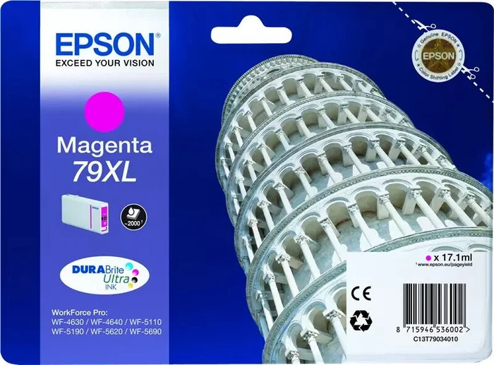 Epson Tintenpatrone T7903 79XL Magenta, 17,1ml