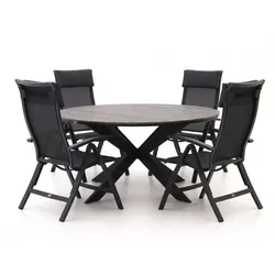 Bellagio Lugo/Fidenza ø 149 cm Gartenmöbel-Set 6-teilig