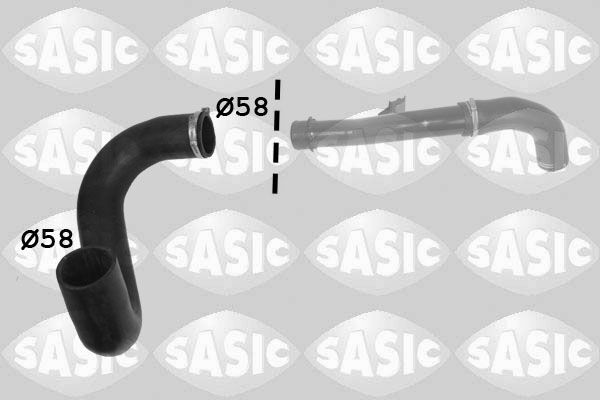 Sasic Ladeluftschlauch 3336309 Eingang Für Fiat