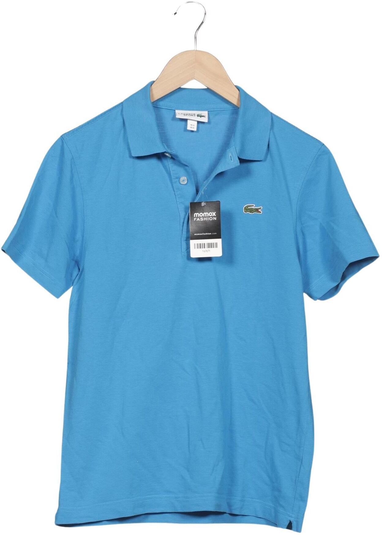 Lacoste Sport Herren Poloshirt, Hellblau, Gr. S, Baumwolle - Second Hand