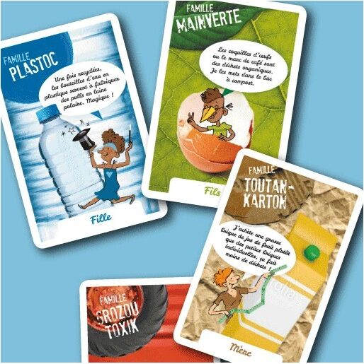 La Petite Boite Edition Jeu des 7 familles Le tri des déchets