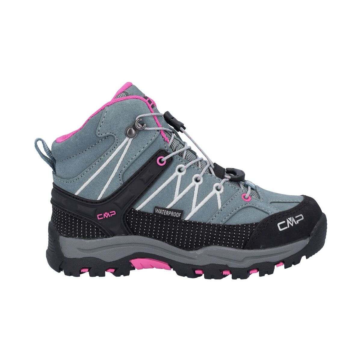 CMP Kids Rigel Mid WP Trekking Shoes mineral green-purple fluo (14EM) 29 3Q12944-14EM-29