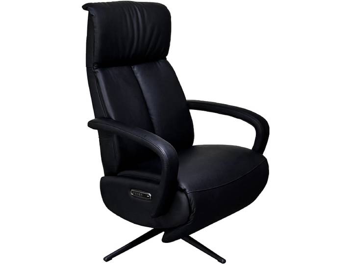 Relaxsessel NOAH Echtleder schwarz