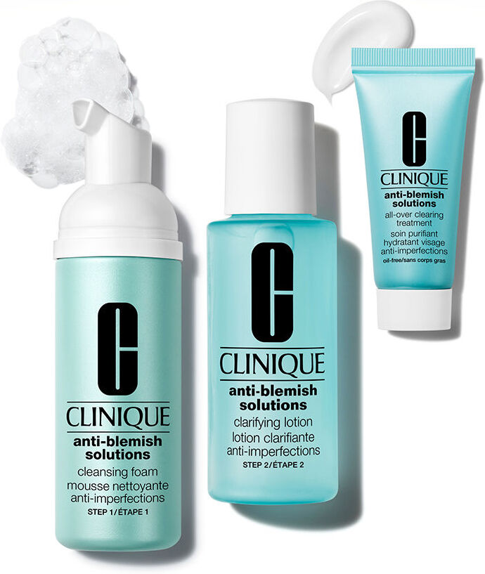 Clinique ANTI-BLEMISH Solutions 3-STEP Skin Care System Estuche 3 pz