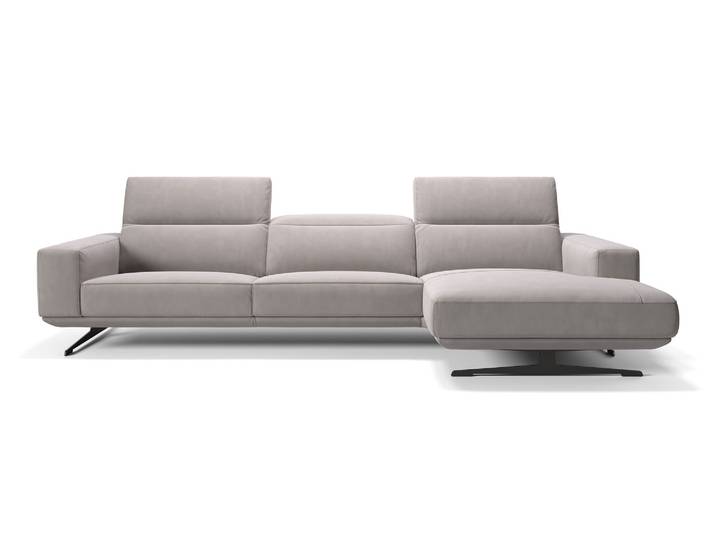 Hochwertiges Stoff Ecksofa MERANO Italienisch Lounge