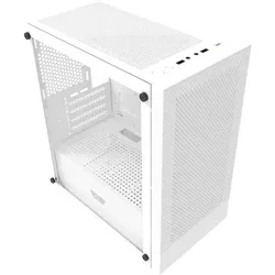 Darkflash Tech Darkflash M305 computer case without fans (White) (mATX, Mini-ITX), PC Gehäuse, Weiss