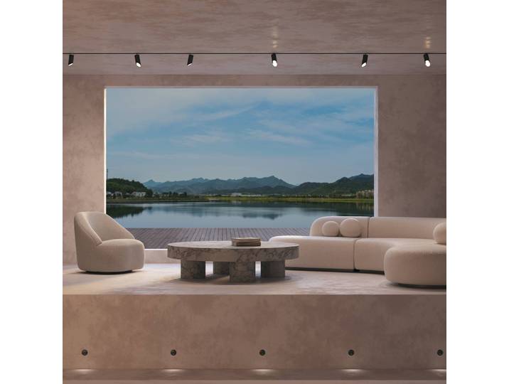 Maytoni Lipari Spot, Unity-System, GU10, schwarz Lipari, dimmbar, schwarz, für Flurbereich, Aluminium, Modern