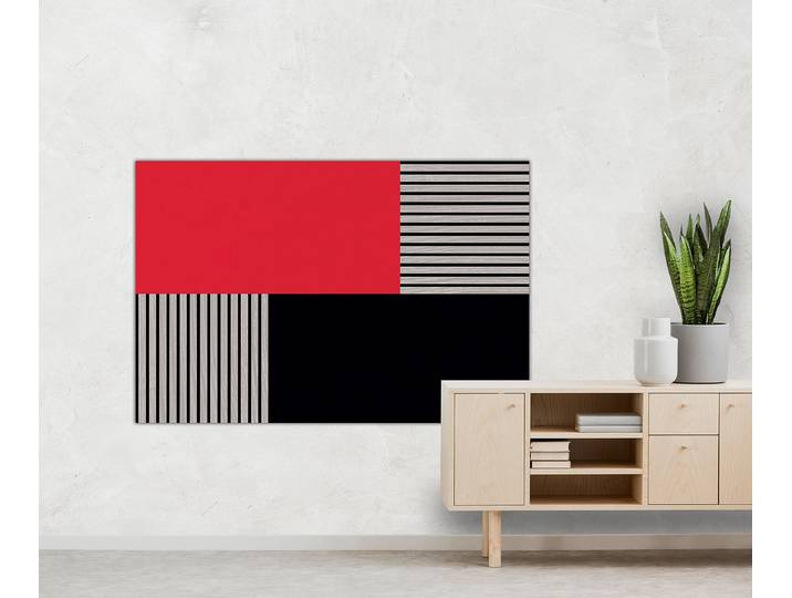 Akustikpaneel Shoo - Filz 52 x 104cm Feuerrot 52 x 104 cm