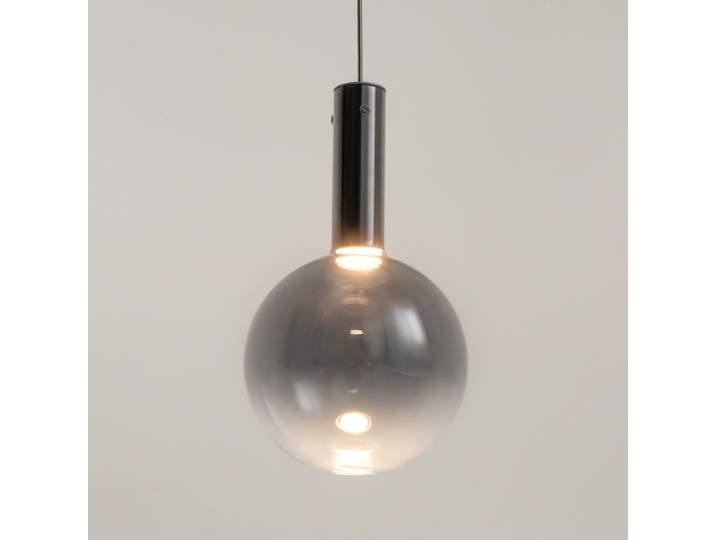 Suspension LED Nebula Ø 25cm Noir Métal mixte LED Module LED